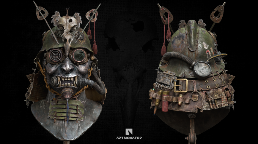 Desperate & Fearless Samurai — Wasteland Masks